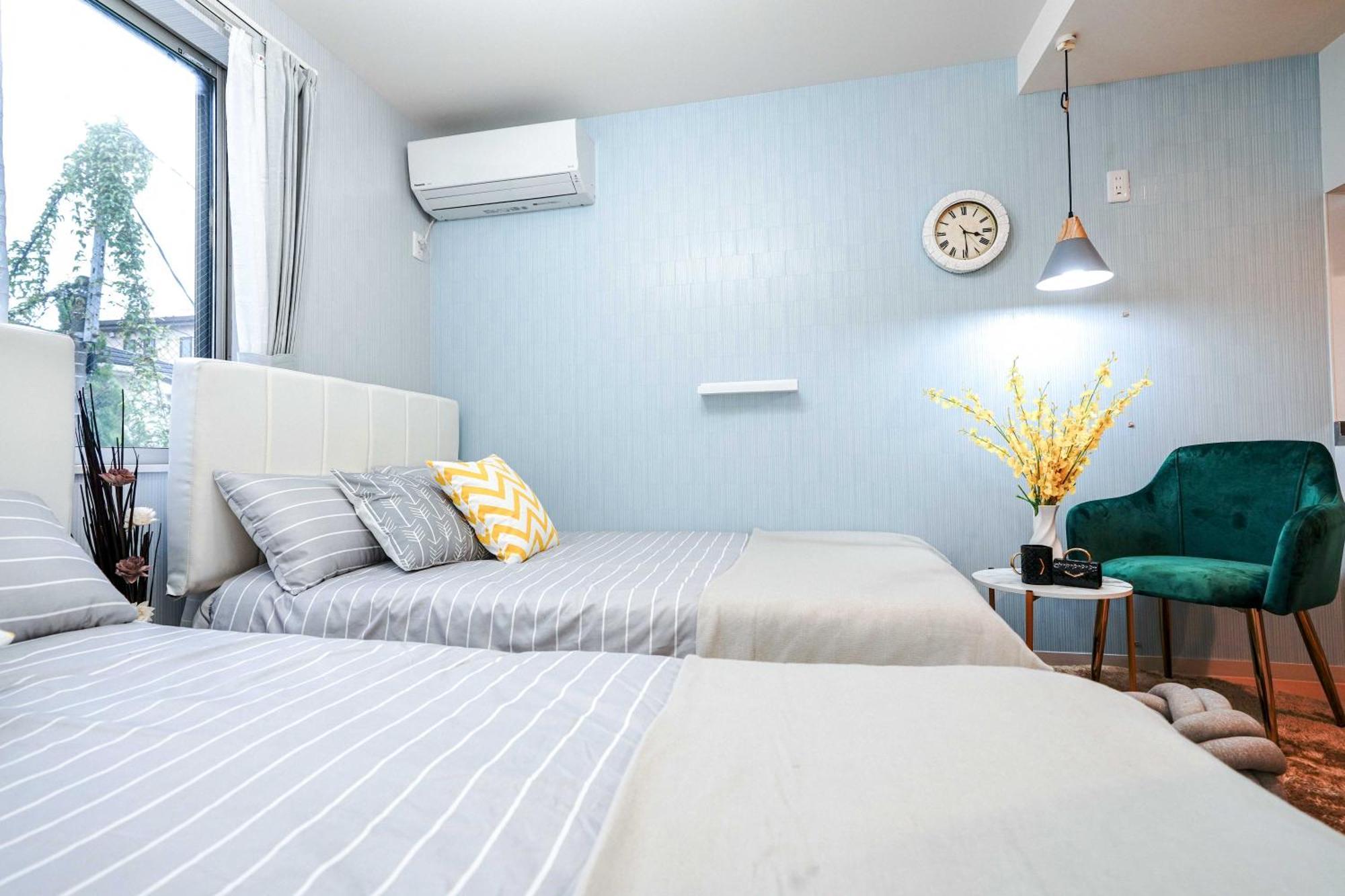 Apartment B33池袋最中心 交通便利车站3分 Ikebukuro Center 3 Mins To St Max 4p 直达新宿 涉谷 表参道 池袋 上野 代代木 银座 原宿 *