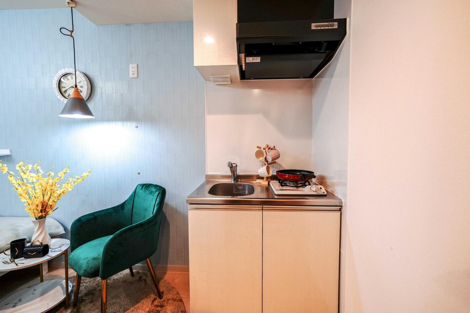 Apartment B33池袋最中心 交通便利车站3分 Ikebukuro Center 3 Mins To St Max 4p 直达新宿 涉谷 表参道 池袋 上野 代代木 银座 原宿 *
